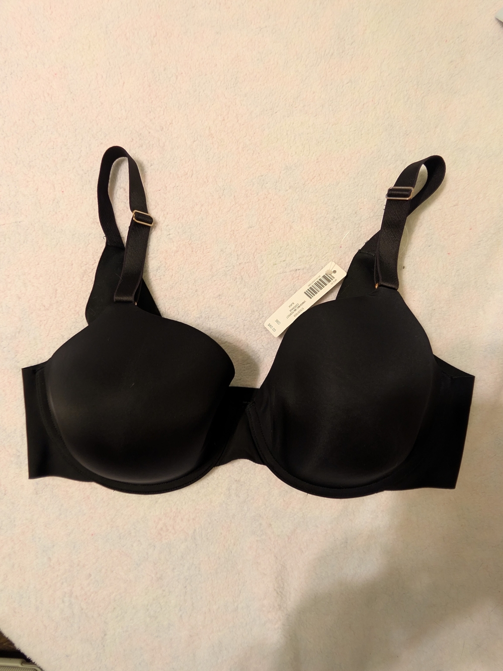 Soma Vanishing 360 Perfect Coverage Black Seamless Bra 36D